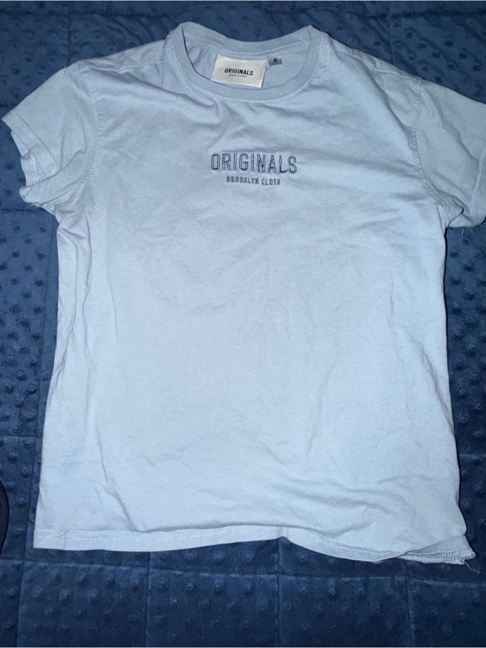 Light Blue 'Originals' Brooklyn Cloth : Graphic Tee SMALL